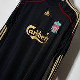 Liverpool 2009-10 Gerrard Long Sleeve Away Kit (L)