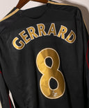 Liverpool 2009-10 Gerrard Long Sleeve Away Kit (L)