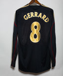 Liverpool 2009-10 Gerrard Long Sleeve Away Kit (L)