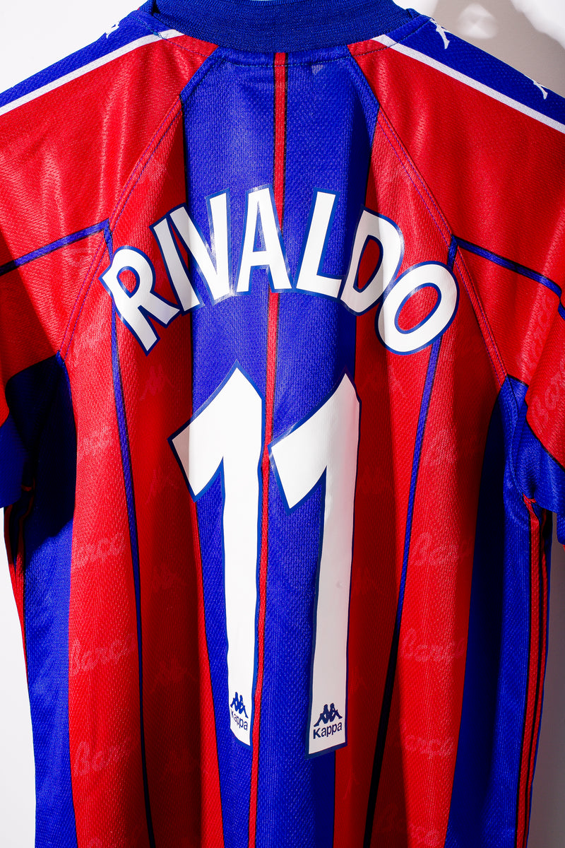 Barcelona 1997-98 Rivaldo Home Kit (L)