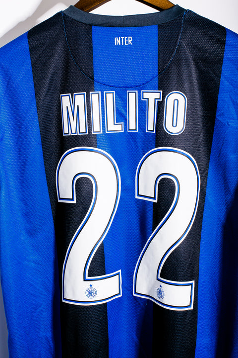 Inter Milan 2012-13 Milito Home Kit (XL)