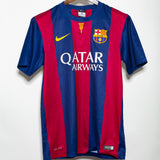 Barcelona 2014-15 Xavi Home Kit Basic Version (S)