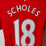Manchester United 2011-12 Scholes Home Kit (S)