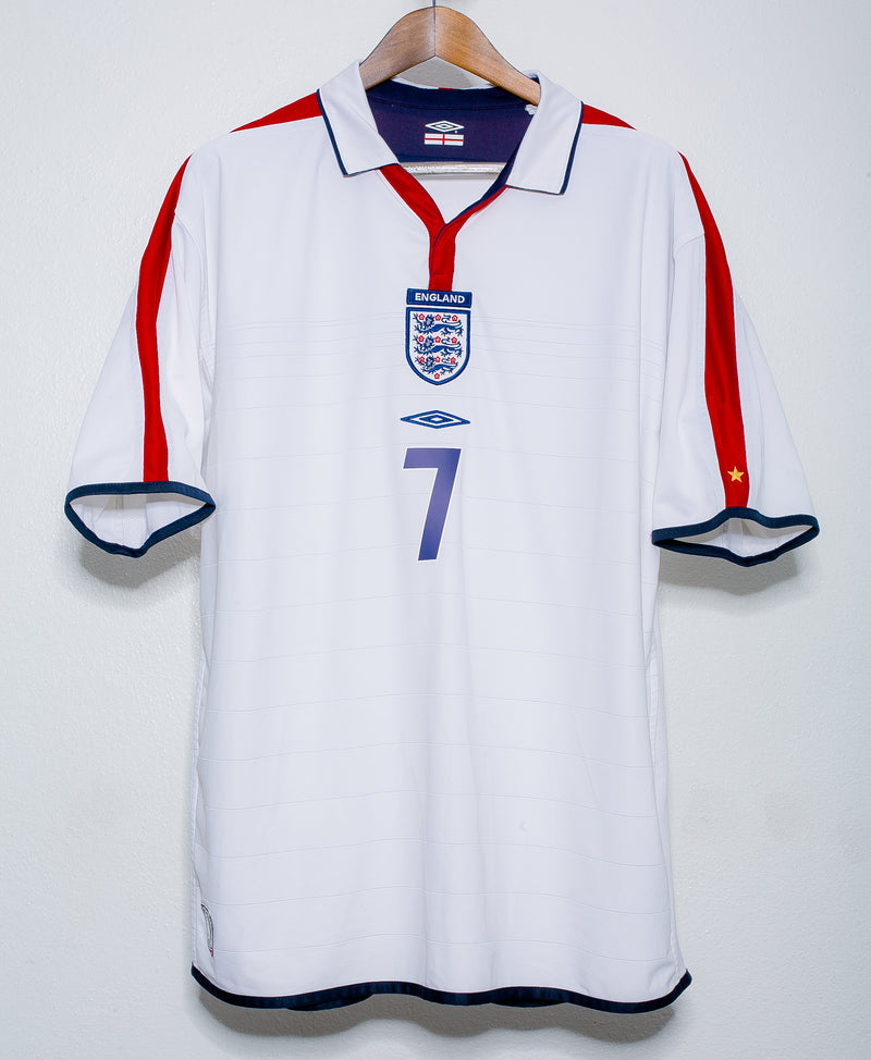 2004 England Home #7 Beckham ( XL )