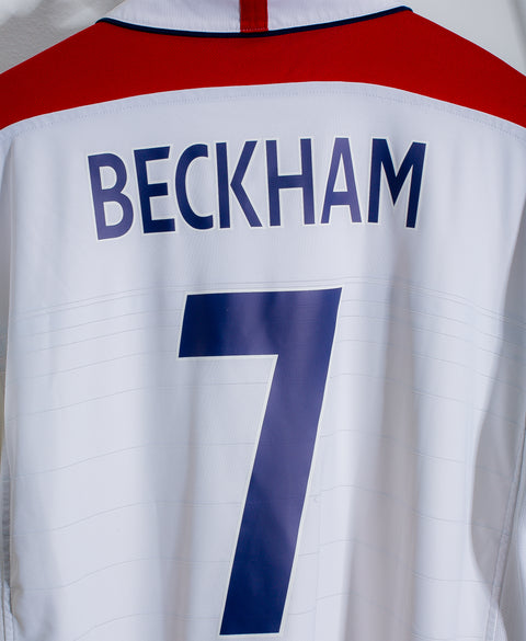 2004 England Home #7 Beckham ( XL )