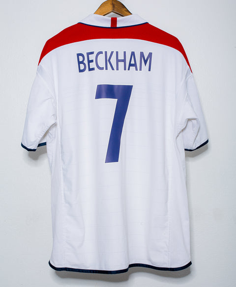 2004 England Home #7 Beckham ( XL )