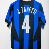 2004-05 Inter Milan Zanetti Home Kit (M)