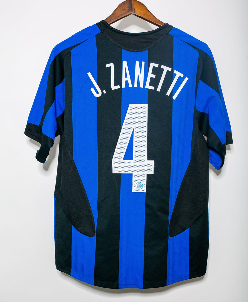 2004-05 Inter Milan Zanetti Home Kit (M)