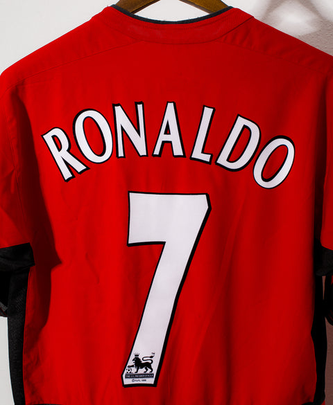 2003 - 2004 Manchester United Home #7 Ronaldo ( M )