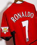 2003 - 2004 Manchester United Home #7 Ronaldo ( M )