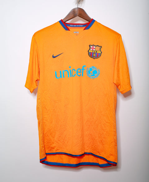 Barcelona 2006-07 Ronaldinho Away Kit (L)