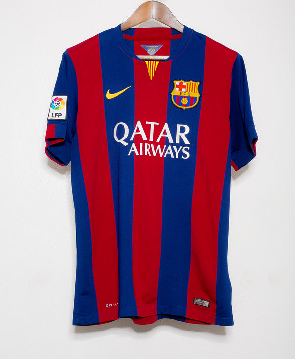 FC Barcelona 2013/14 2014 #10 Messi Nike shirt jersey camiseta maillot  Qatar S