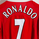 Manchester United 2004-05 Ronaldo Home Kit ( S )