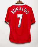 Manchester United 2004-05 Ronaldo Home Kit ( S )