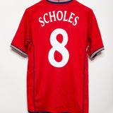 England 2002 Scholes Reversible Away Kit (M)