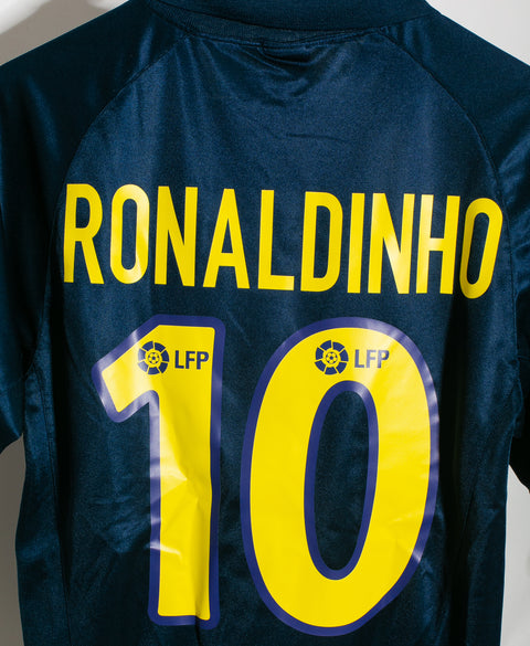 Barcelona 2003-04 Ronaldinho Away Kit (M)