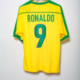 Brazil 1998 World Cup Ronaldo Home Kit (L)