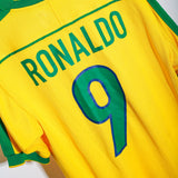 Brazil 1998 World Cup Ronaldo Home Kit (L)