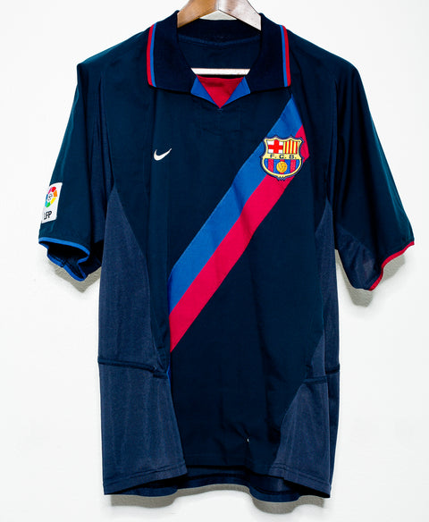 2002 FC Barcelona Away #10 Rondldinho ( XL )