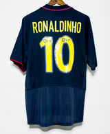 2002 FC Barcelona Away #10 Rondldinho ( XL )
