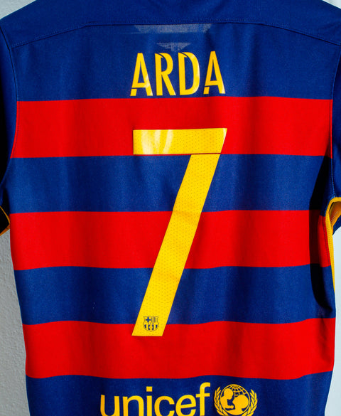 2015 Barcelona Home #7 Arda ( S )