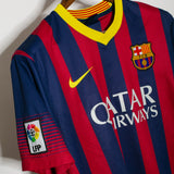 Barcelona 2013-14 Fabregas Home Kit (L)