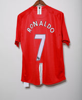 Manchester United 2007-08 Ronaldo Home Kit (2XL)
