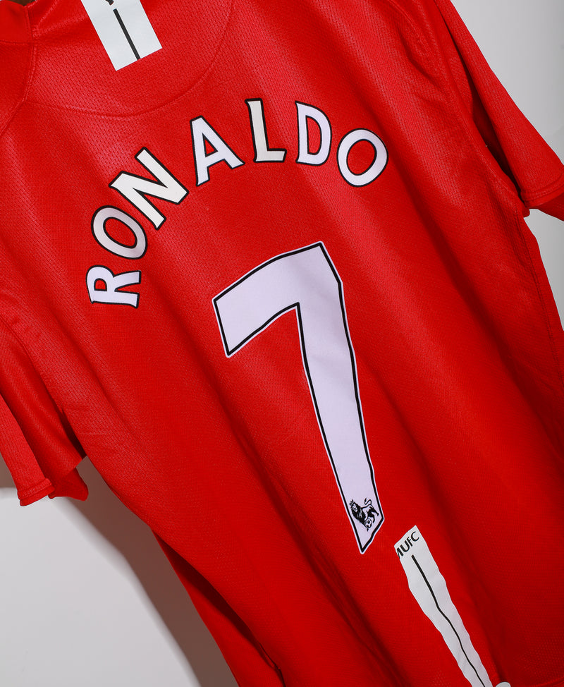 Manchester United 2007-08 Ronaldo Home Kit (2XL)