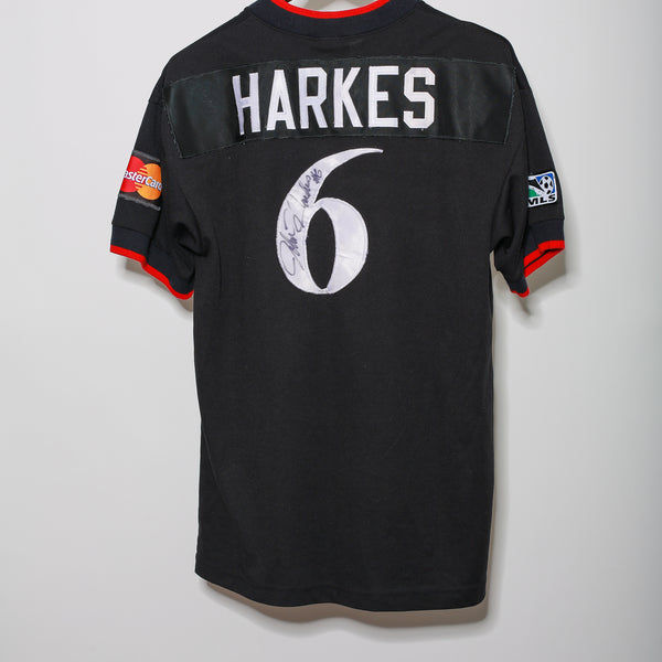 DC United 1996-97 Harkes Signed Home Kit (M)