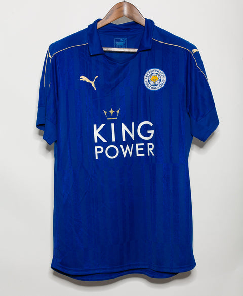 Leicester City 2016-17 Morgan Home Kit (L)