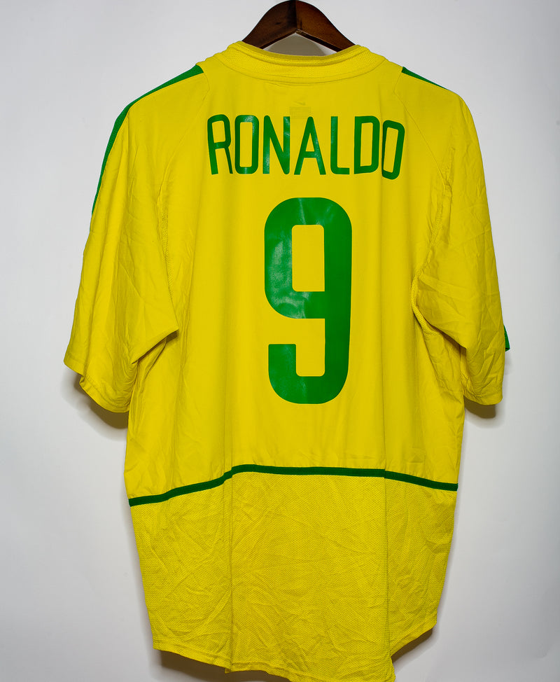 Brazil 2002 Ronaldo Home Kit (2XL)