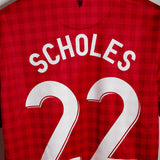 Manchester United 2012-13 Scholes Home Kit (L)
