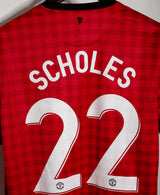 Manchester United 2012-13 Scholes Home Kit (L)