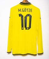 Borussia Dortmund 2012-13 Gotze Long Sleeve Home Kit (XL)