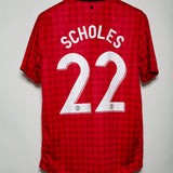 Manchester United 2012-13 Scholes Home Kit (L)