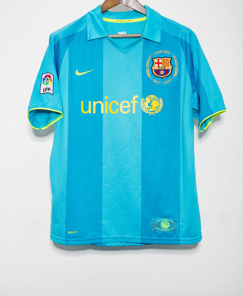 2007 - 2008 FC Barcelona Away #10 Ronaldinho ( M )