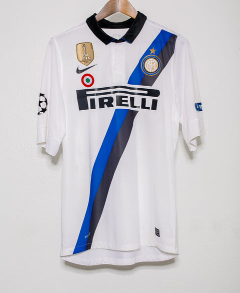 2011 Inter Milan Away Match Worn #11 Alvarez ( L )