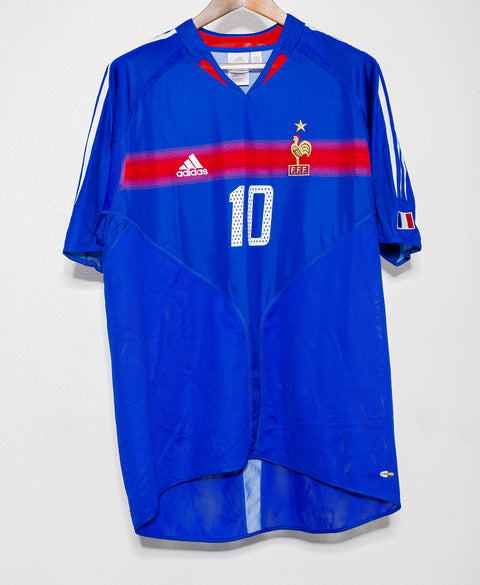 2004 France Home #10 Zidane ( XL )