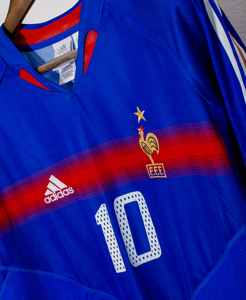 2004 France Home #10 Zidane ( XL )