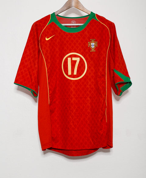 2004 Portugal Home #17 Ronaldo ( XXL )