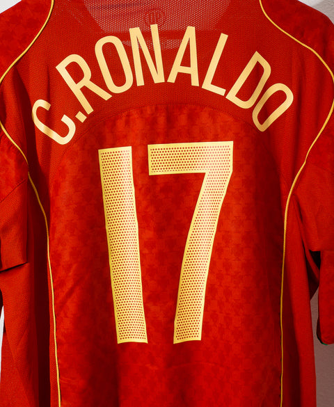 2004 Portugal Home #17 Ronaldo ( XXL )