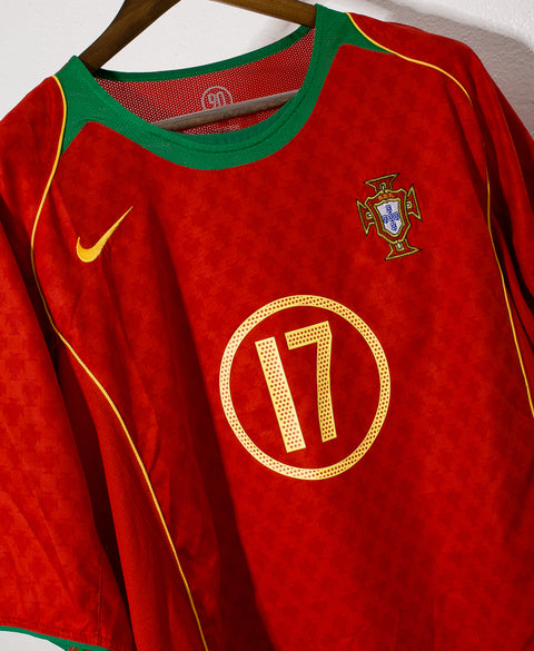 2004 Portugal Home #17 Ronaldo ( XXL )