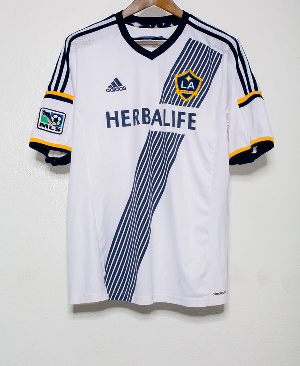 Los Angeles Galaxy Home Maillot de foot 2015 - 2016. Sponsored by Herbalife