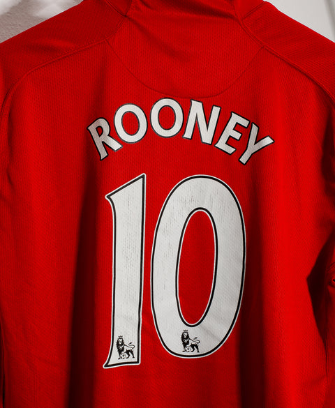 2007 Manchester United Home #10 Rooney ( XL )