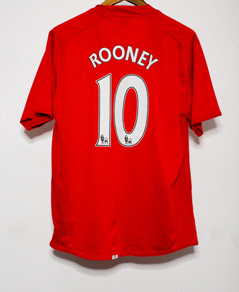 2007 Manchester United Home #10 Rooney ( XL )