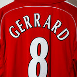 Liverpool 2006-07 Gerrard Home Kit (L)