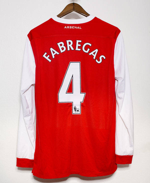 Arsenal 2010-11 Fabregas Long Sleeve Home Kit (L)