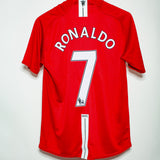 Manchester United 2007-08 Ronaldo Home Kit (L)