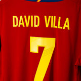 Spain 2012 David Villa Home Kit (XL)