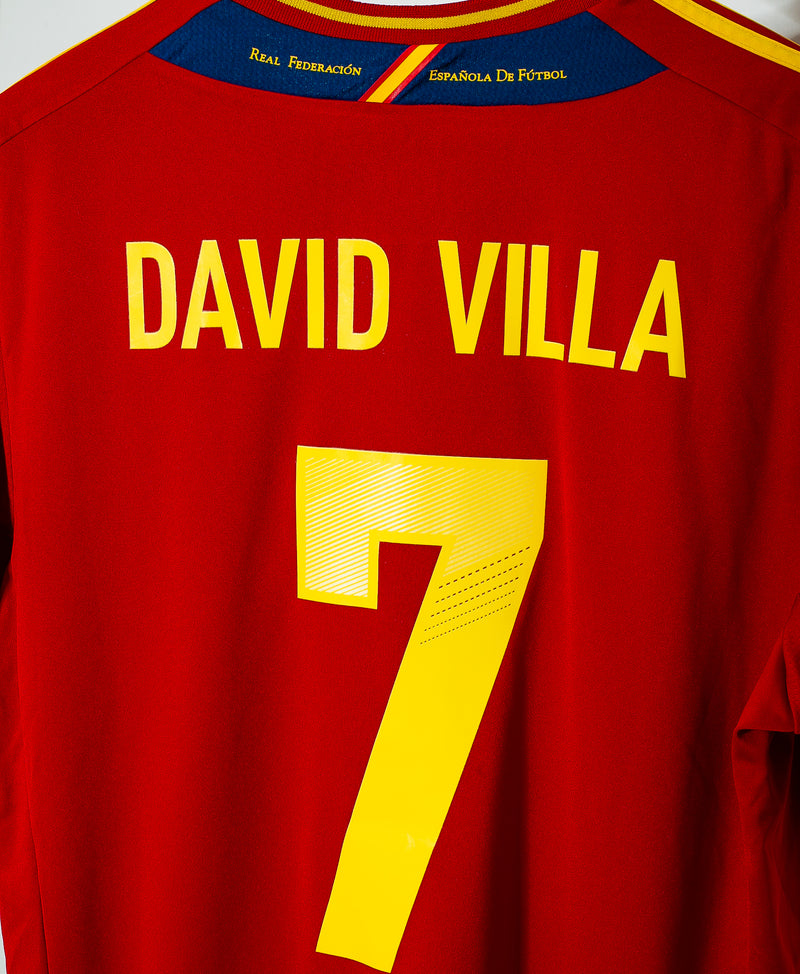 Spain 2012 David Villa Home Kit (XL)